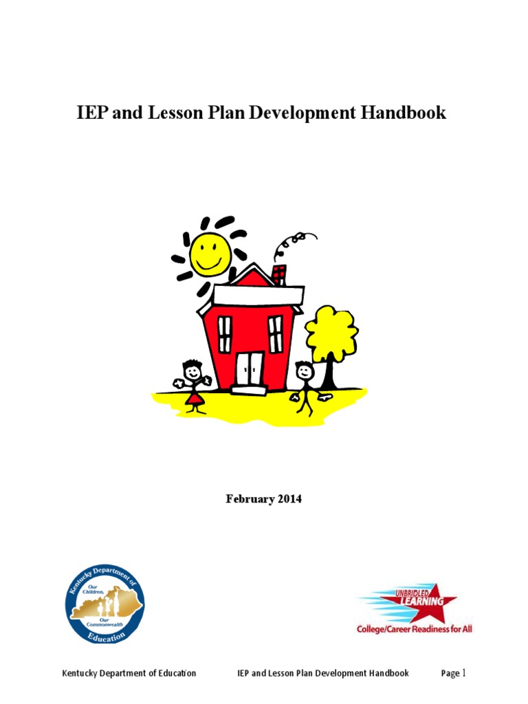 IEP and Lesson Plan Development Handbook PDF Individualized