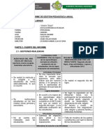 Informe de Gestión Pedagógica Anual