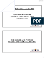 Nature & Purpose of Cost & Cost Accounting _ Handout