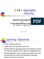 Chapter 13 - : Aggregate Planning