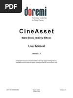 CineAsset User Manual