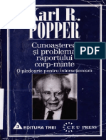Karl R. Popper - Cunoasterea si problema raportului corp-minte.pdf