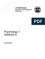 Y1 Course Handbook 2009 - 10