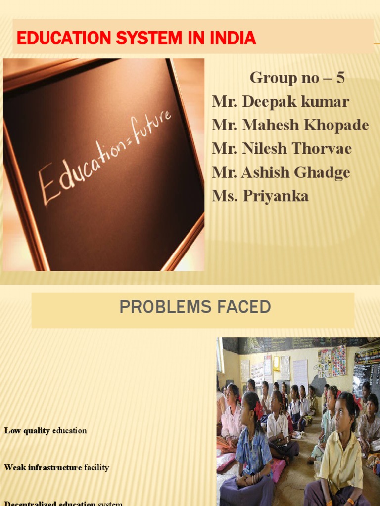 Education System in India | PDF | Career & Growth