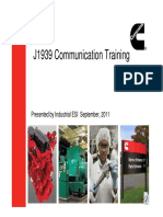 J1939 Communication Training: Presented by Industrial ESI September, 2011