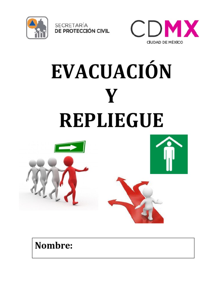 Guía de Repliegue y Evacuación Escolar | PDF | Defensa Civil | Temblores