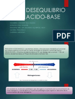 Desequilibrio Acido Base