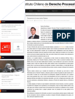 Patricio Silva-Riesco: Transparencia en La Nueva Justicia Tributaria - Instituto Chileno de Derecho Procesal