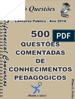 504_CONHECIMENTOS PEDAGÓGICOS- 500 questões comentadas -amostra.pdf