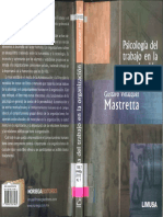 PSICOLOGIA DEL TRABAJO EN LA ORGANIZACION (Gustavo Velazquez) $2.90