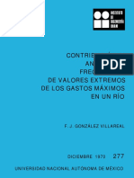 Analisis de Frecuencias Gastos Maximos en Río PDF