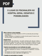 Apresentaçao FIC Germaniely - O Lugar Do Analista No Hospital [Salvo Automaticamente]