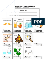 Physical or Chemical Change