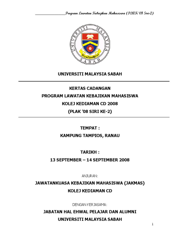 Contoh Kertas Kerja Pdf Pdf