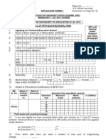 Indian Navy UES Application Form