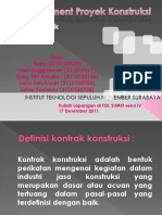 Manajemen Proyek Kontruksi