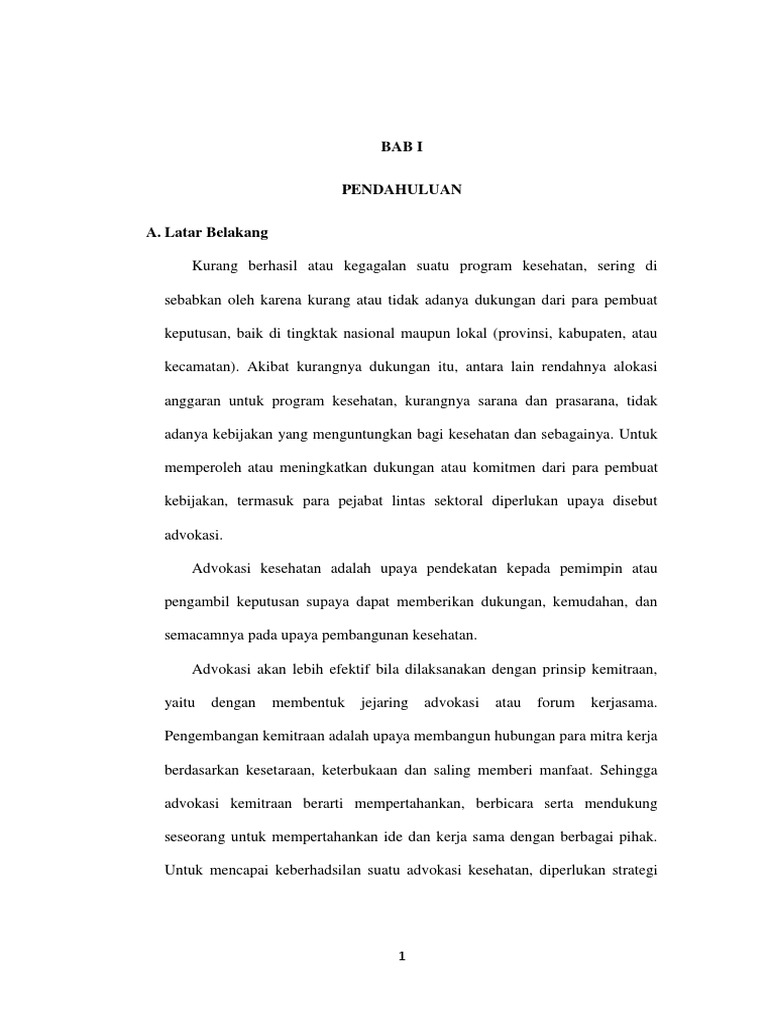 Advokasi dalam promkes klp 1 pdf karier perkembangan ilmu sosial