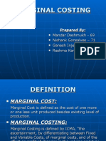 Marginal Costing