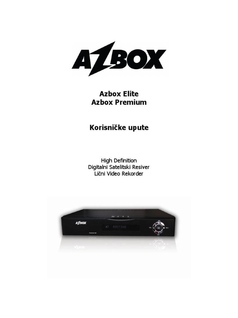 Azbox HD Upute v1.2 | PDF