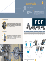 Dosing Solutions - Screw Feeder - Datasheet