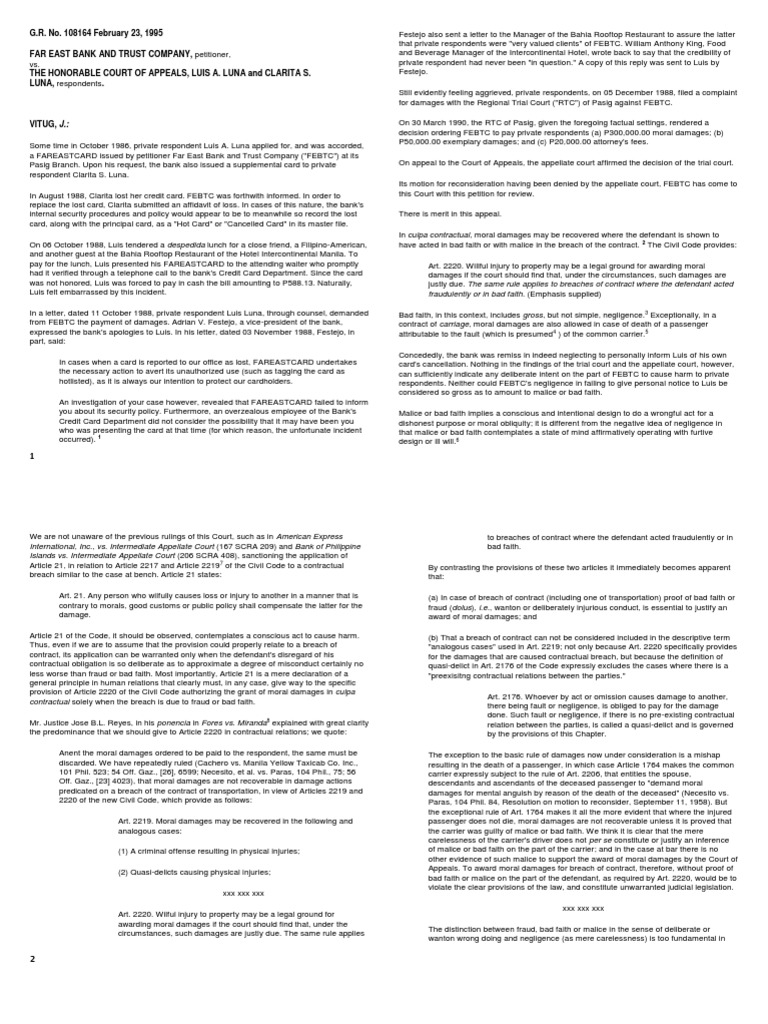 Torts 16 30 Damages Negligence