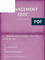 Management Quiz