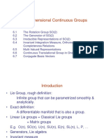 One-Dimensional Continuous Groups