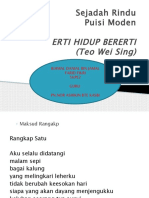 Sejadah Rindu Erti Hidup Bererti