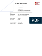 E - Way Bill System: Part - A Slip