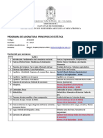 Programa Principios de Estatica 2017-II PDF