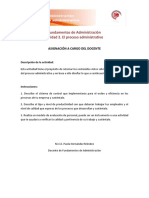 Asignación A Cargo Del Docente U2 FDA