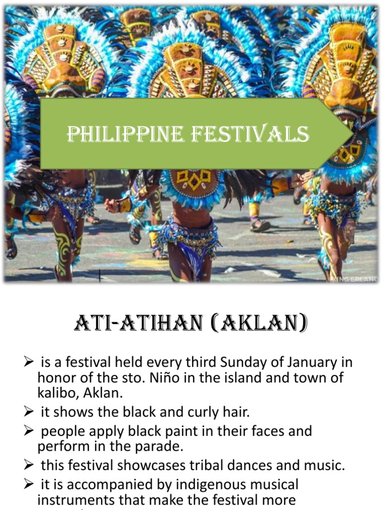 Philippine Festivals | PDF | Festival