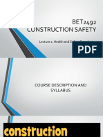 Lecture 1 Health and Safety Foundation