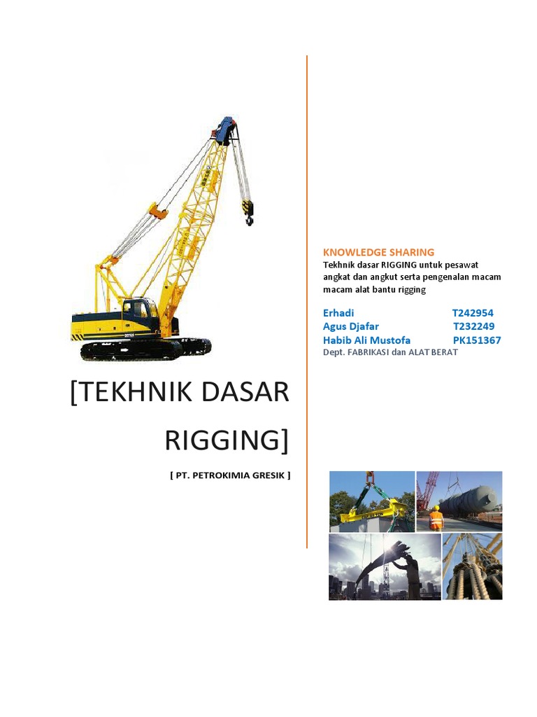 Teknik Dasar Rigging dan SWL Sling | PDF | Metode & Bahan Ajar | Sains ...