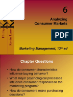 Analyzing Consumer Markets CHP 6