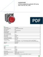 Schneider Electric XB4BW34M5 Datasheet