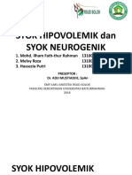 Syok Hipovolemik Dan Neurogenik