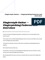 Fingerstyle Guitar - Fingerpicking Patterns and Exercises
