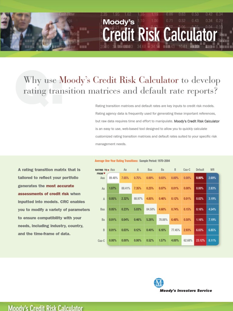 Moody's Credit Risk Calculator Overview | PDF | Moody's Investors ...