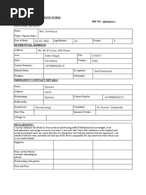 Patient Registration Form