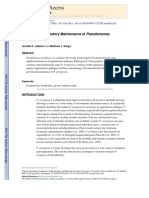 NIH Public Access: Growth and Laboratory Maintenance of Pseudomonas