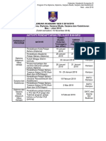 Kalendar Akademik Kumpulan B Mac - Julai 2019