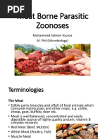 Meat Borne Parasitic Zoonoses