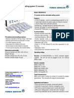 12 Remote Wireless Attendant Calling System: FBXWACS12, FORBIX SEMICON