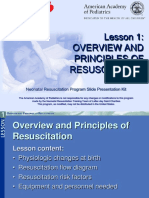Lesson 1: Overview and Principles of Resuscitation: Neonatal Resuscitation Program Slide Presentation Kit