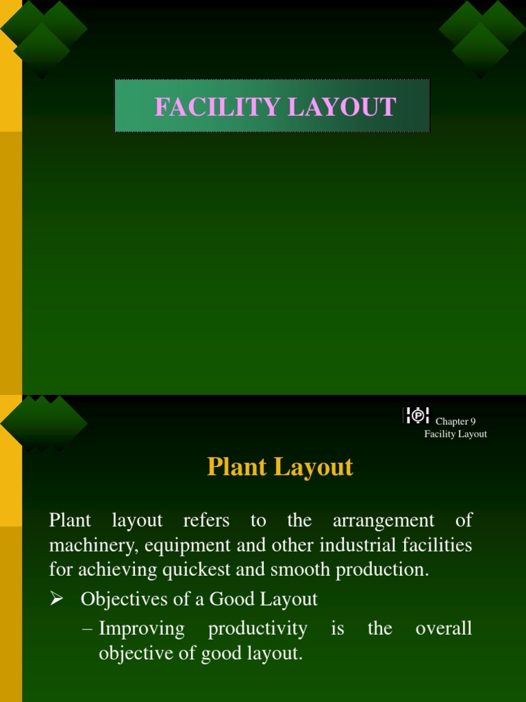 Facility Layout | PDF | Operations Management | Business Process