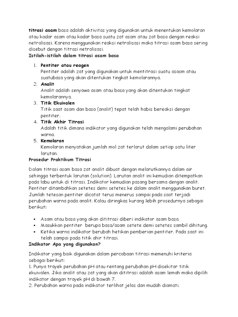 Titrasi Asam Basa 2