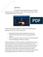 Cara Kerja Kapasitor