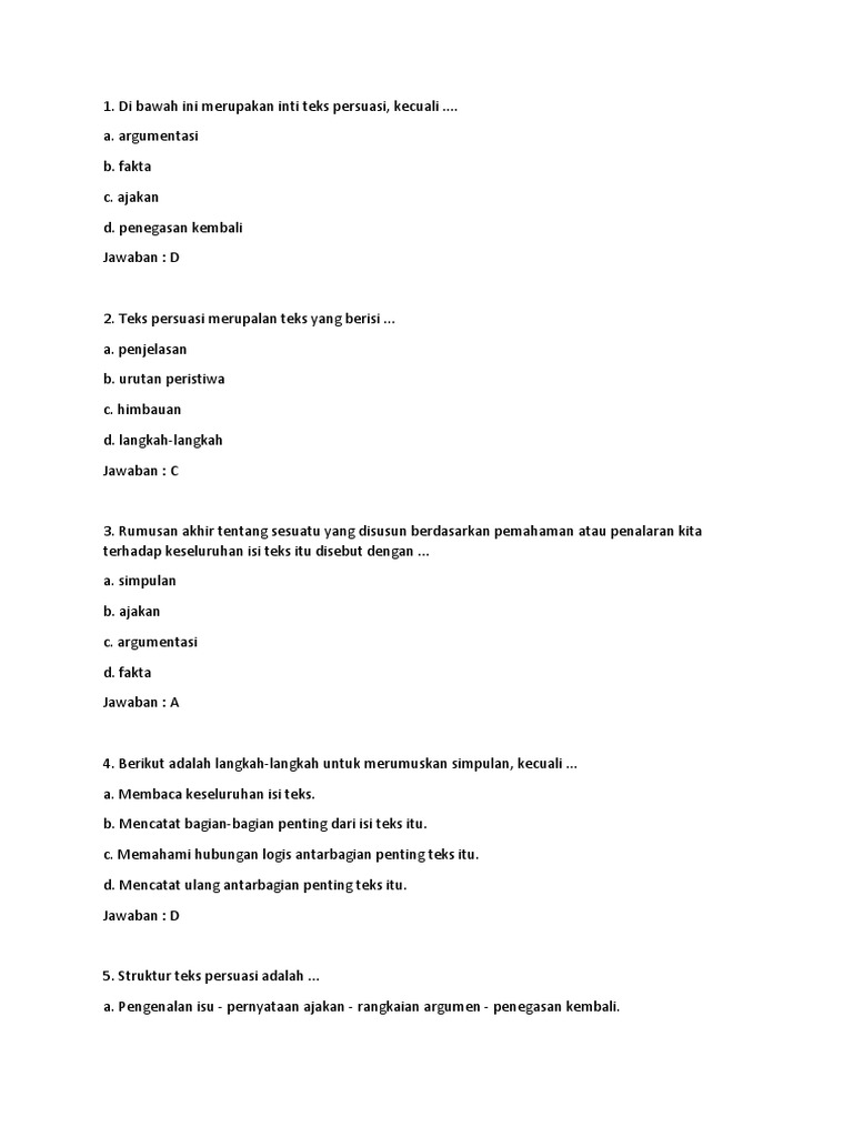 Apa Fungsi Fakta Dalam Teks Persuasi - Terkait Teks