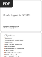Download Moodle support for SCORM by Jalpa Manoj Bhavsar SN40055977 doc pdf